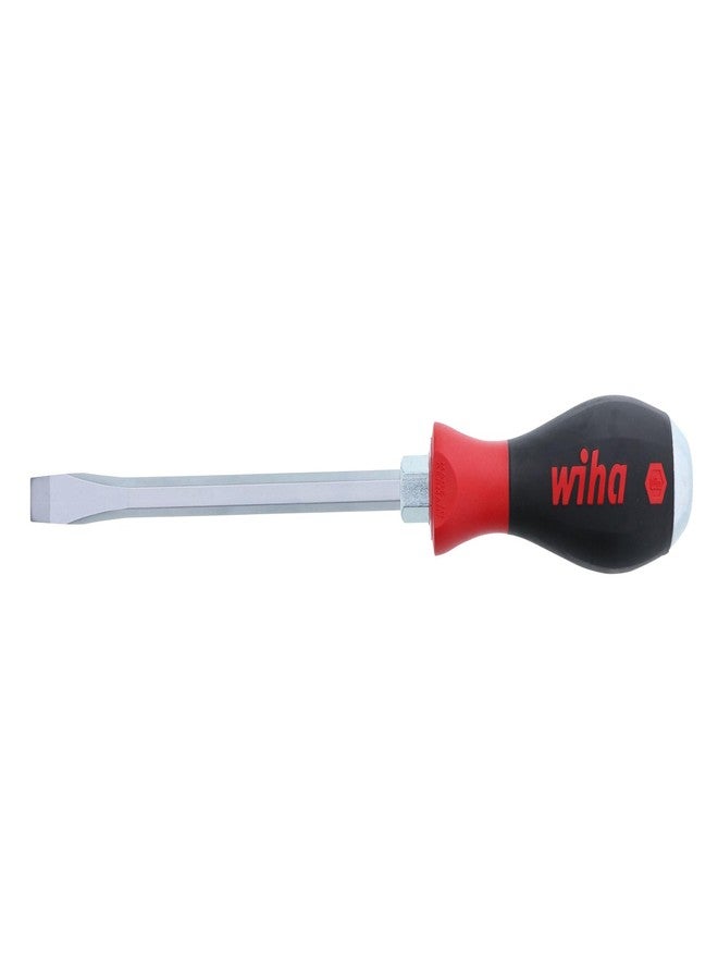 Wiha 53035 Slotted Screwdriver with SoftFinish Handle and Solid Metal Cap, 10.0 x 175mm - Image 4