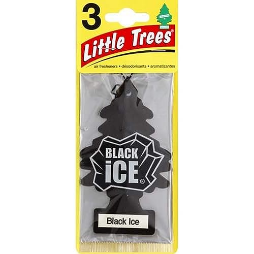 Little Trees - U3S-32055 , Air Freshner, Black Ice, 3 Count - Image 1