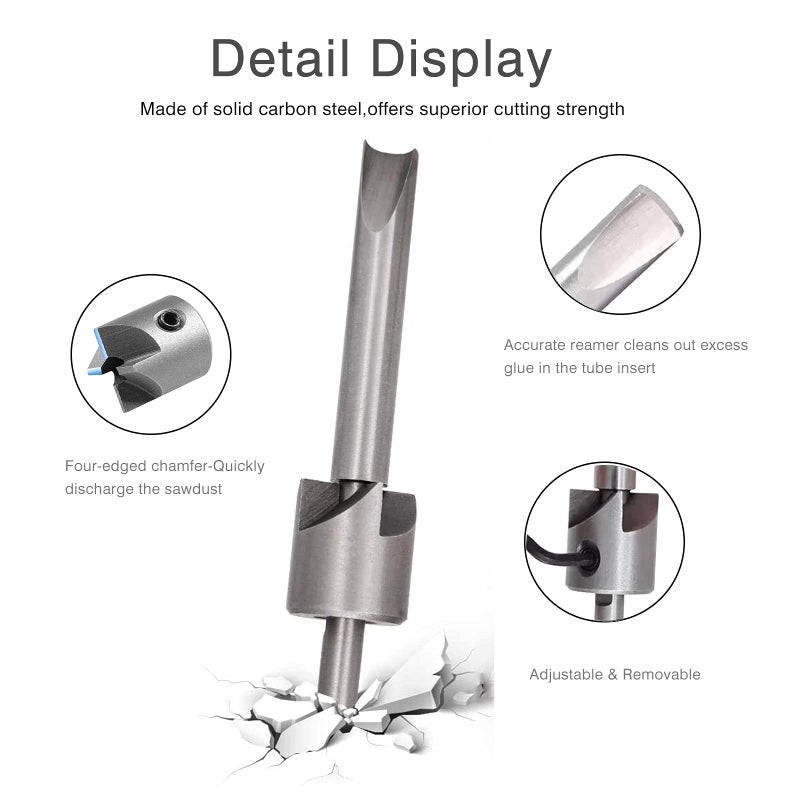PHUKIMLONG Wood Turning Pen Barrel Kits,Turning Tools, Pen Mandrel MT2 (Pen Mill Kit- 7Pcs) - Image 4