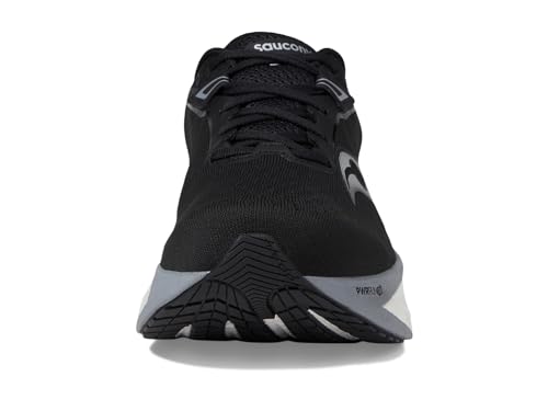 Saucony Triumph 22 Men's Running Shoe Black/White - Image 4