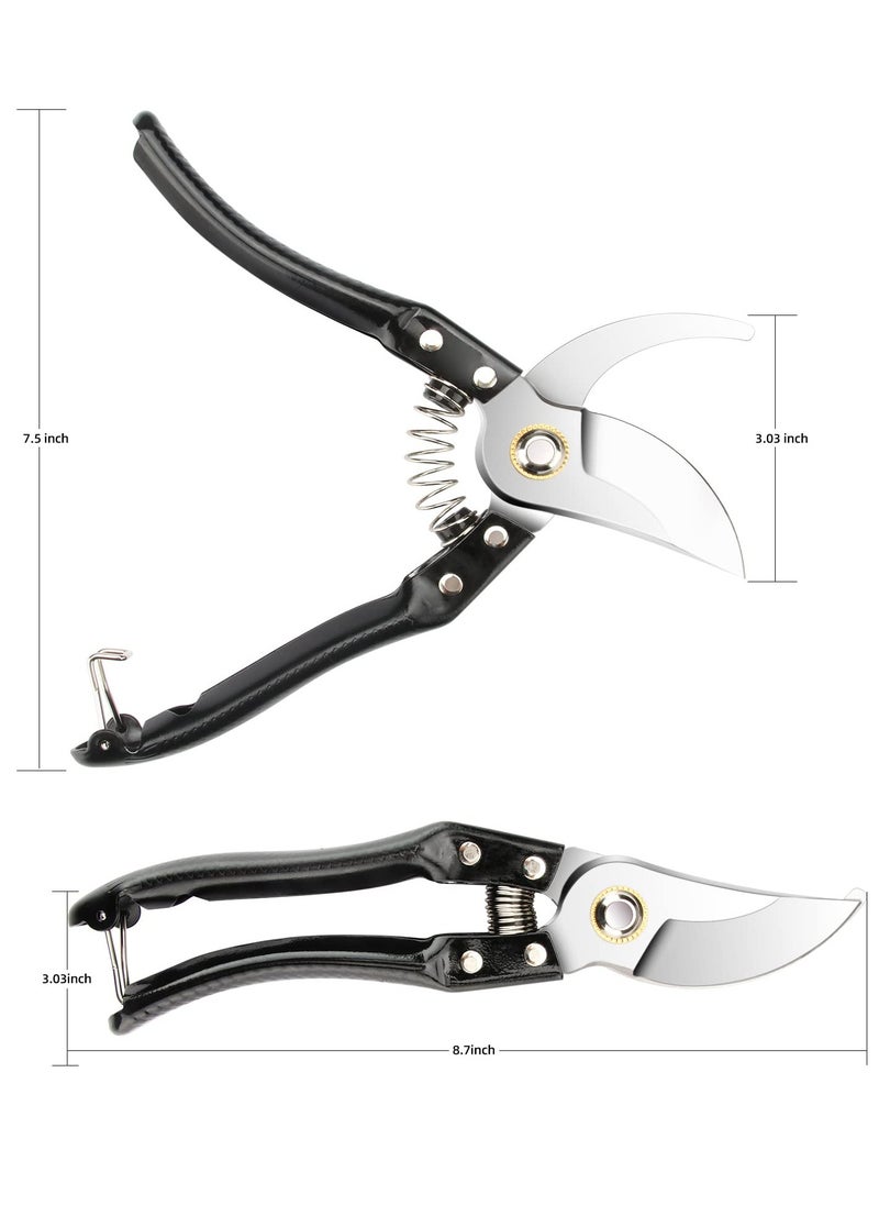KASTWAVE Pruning Shears, Gardening Scissor, Sharp Bypass Garden Shears, Premium Garden Scissors, Stainless Steel Shears, Tree Trimmers Secateurs for Gardening, Arboriculture & Plant Nurseries  - Image 2