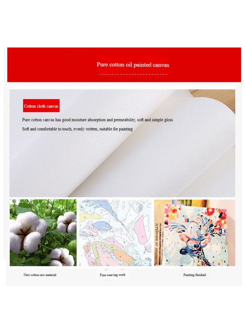 Anna DIY Hand-Painted Colorful Oil Painting Decor Kit - Image 5