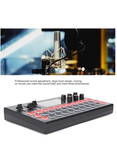 ELTRAZONE Live Sound Card, M9 Sound Card Set Bluetooth5.0 Stable Signal Live Sound Card Equipment Kit Compatible for Live Streaming, Bluetooth Interf Audio Mixer  - Image 2