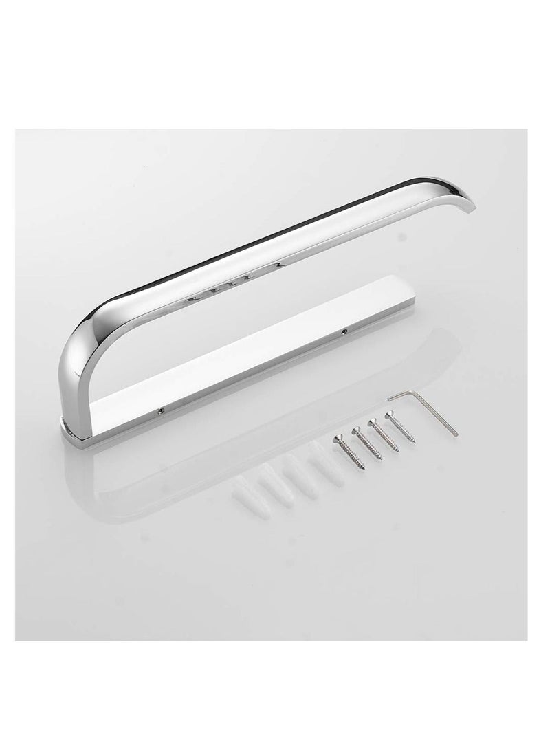 Y&D Bathroom Towel Bar, Holder Wall Mounted, Polished Chrome Accessories Fixtures, Rustproof Mounted Rack, With Mounting (12 Inch) - Image 5