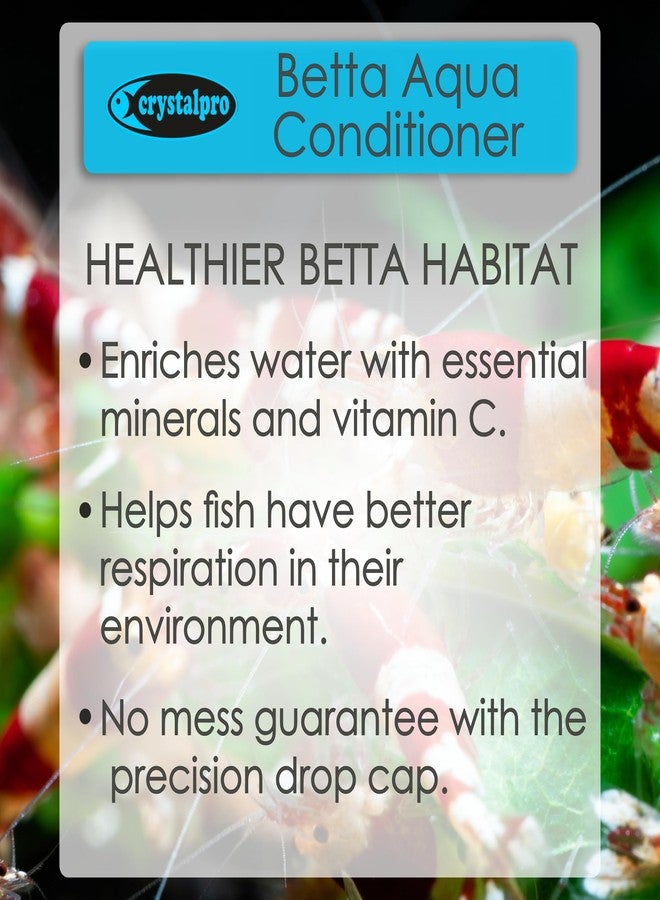 Crystalpro Betta Water Conditioner Treats 660 Gallons - Concentrated Betta Fish Water Conditioner Neutralizes Chlorine and Ammonia (4.2 Oz-125 ml) - Image 5