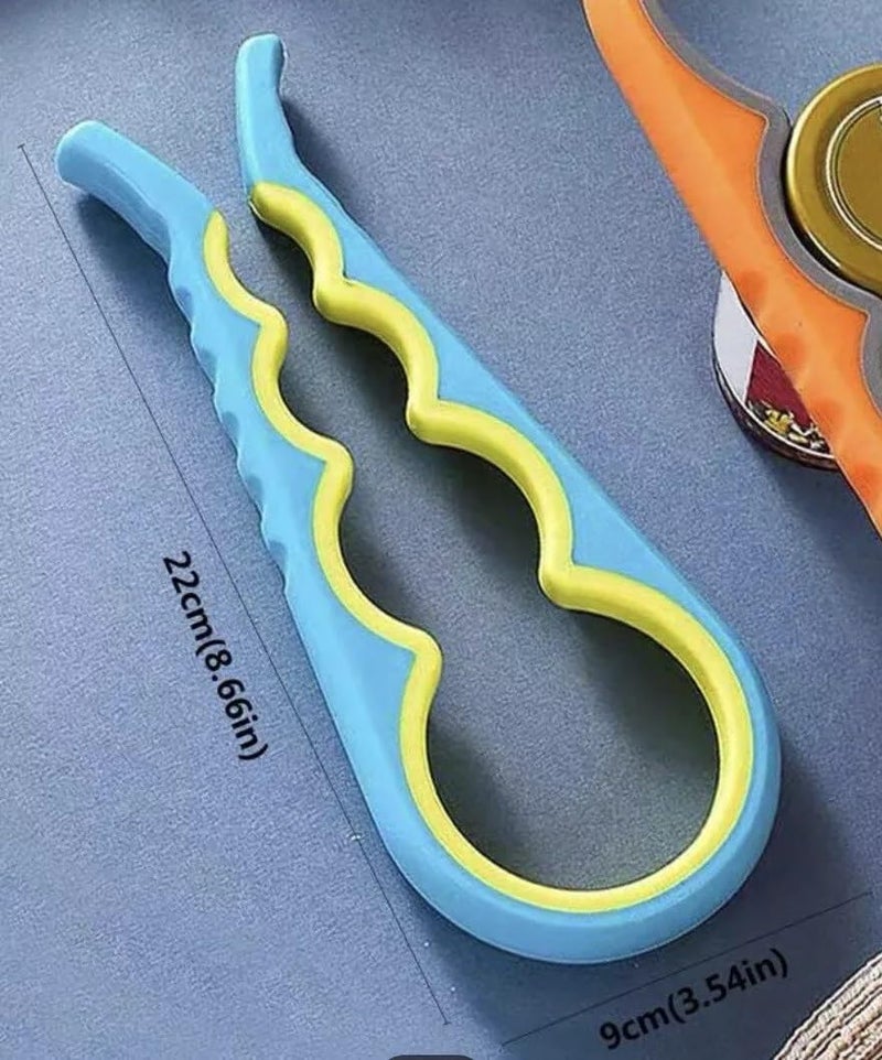 TURBID Jar Opener Bottle Opener and Can Opener for Weak Hands, Seniors with Arthritis and Anyone with Low Strength, Mutil Jar Opener Get Lids Off Easily (1 Pack) - Image 2