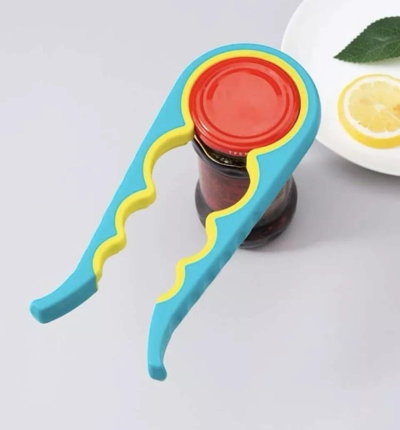 TURBID Jar Opener Bottle Opener and Can Opener for Weak Hands, Seniors with Arthritis and Anyone with Low Strength, Mutil Jar Opener Get Lids Off Easily (1 Pack) - Image 5