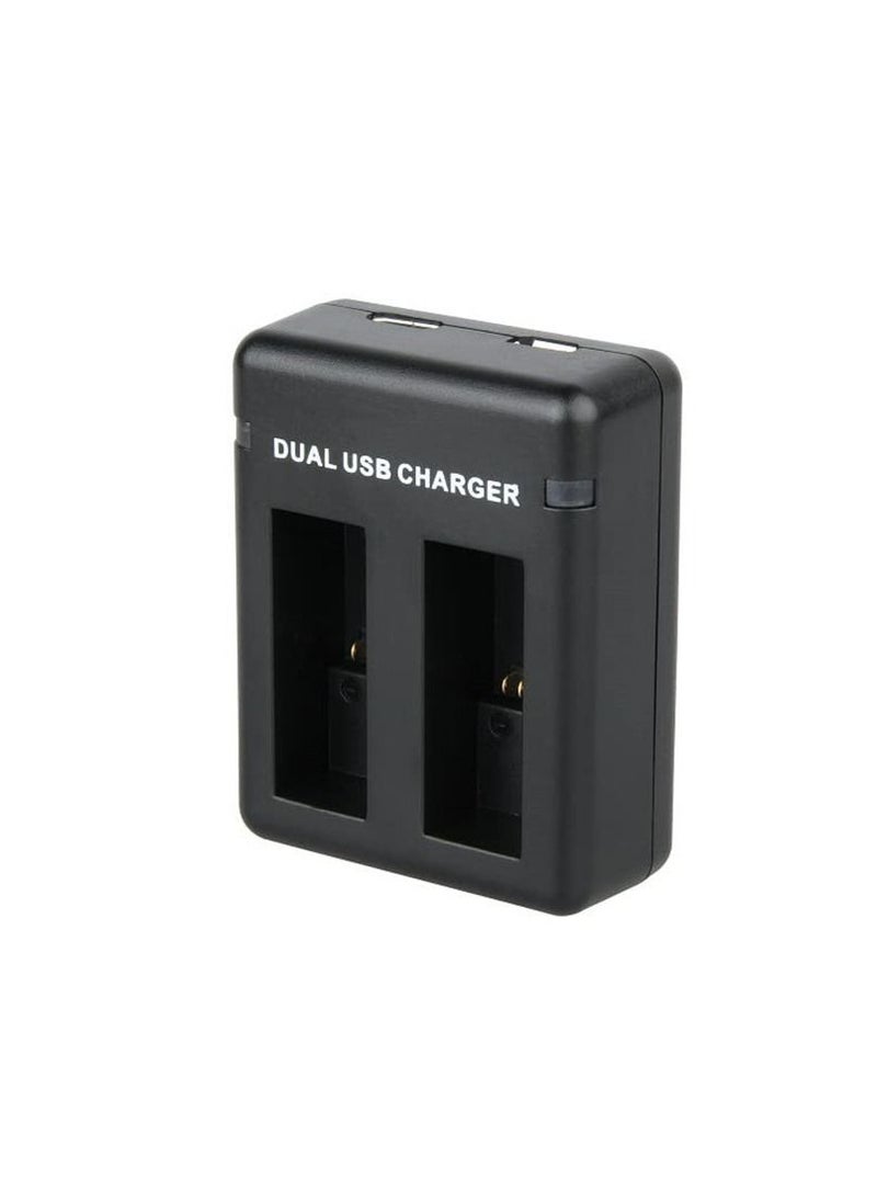 USB Dual Battery Charger for GoPro Hero 4 Camcorder