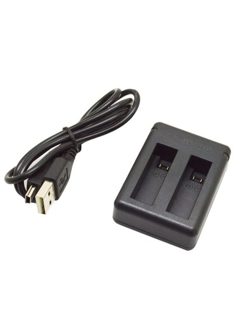USB Dual Battery Charger for GoPro Hero 4 Camcorder
