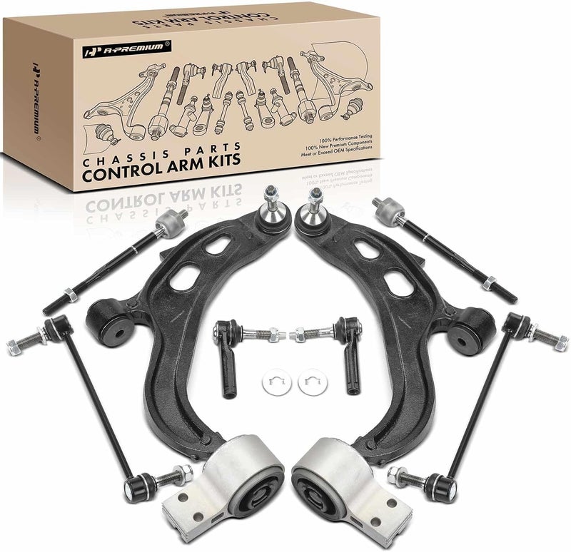A-Premium Front Lower Control Arm and Steering Kit - Image 1