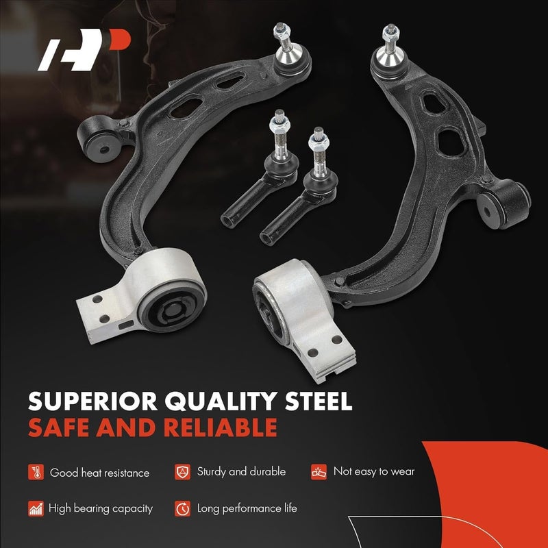 A-Premium Front Lower Control Arm and Steering Kit - Image 4