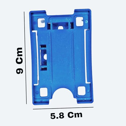 ANG Combo Pack of Blue ID Card Holder with Retractable Reel YOYO Made in India(Pack of 25) - Image 3