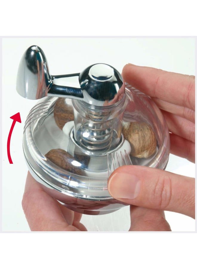 Westmark Nut Meg Grinder, 3.3 x 3.1 x 3.7 inches, Clear - Image 4