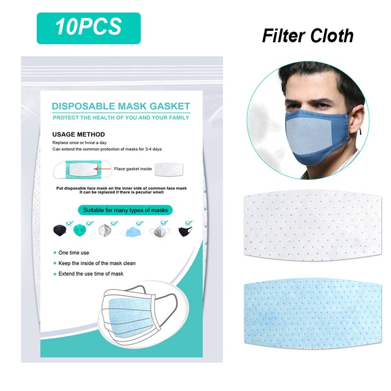 10PCS Stop PM2.5 Face Cover Fliter 3-Layer Mouth Cover Fliters - Image 1