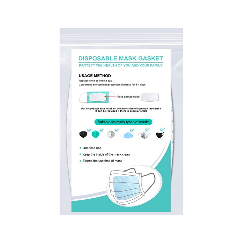 10PCS Stop PM2.5 Face Cover Fliter 3-Layer Mouth Cover Fliters - Image 2