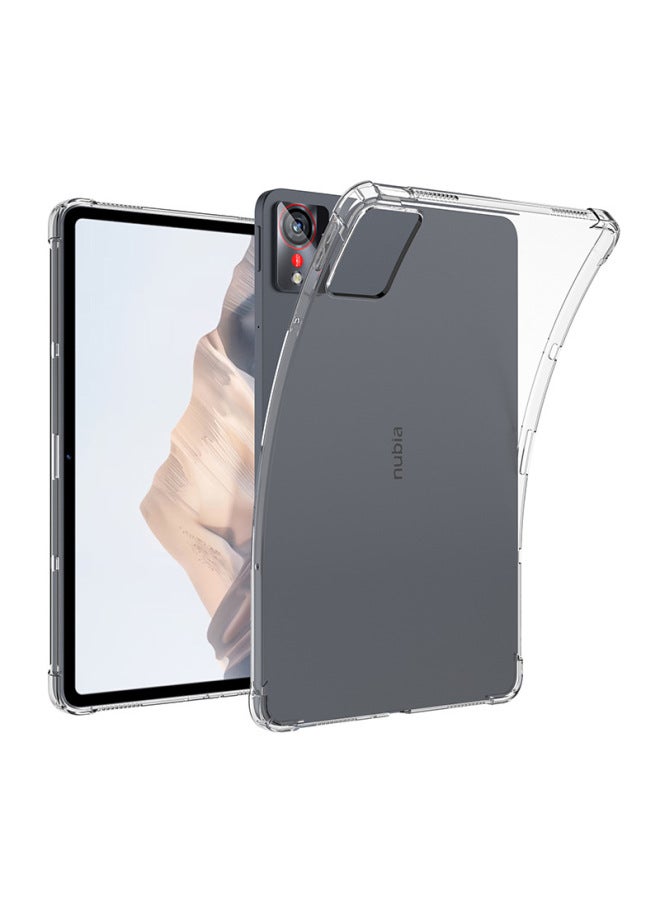 غطاء حماية شفاف مضاد للسقوط مناسب لجهاز Zte Nubia Tablet Nubia Pro مقاس 10.9 بوصة