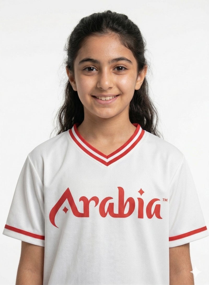 Baseball United Arabia Wolves Kids' V-Neck Jersey - Image 3