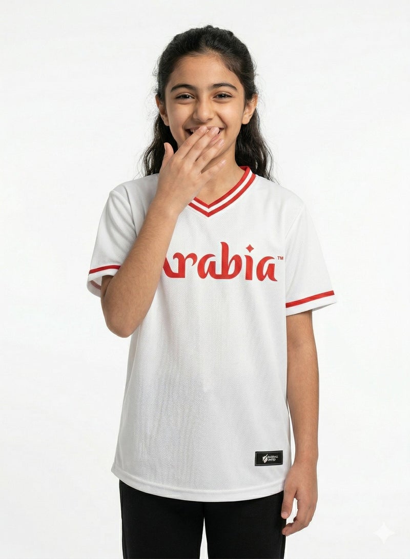 Baseball United Arabia Wolves Kids' V-Neck Jersey - Image 1