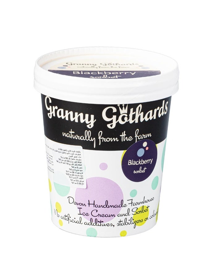 Fruit Sorbet, Blackberry - 500ml, UK