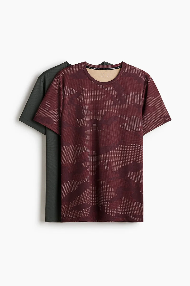 H&M 2-pack sports T-shirts with DryMove™