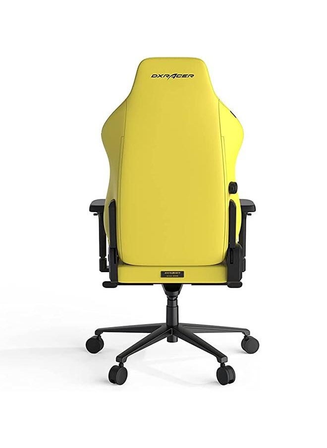 DXRacer - DXRacer Craft Pro Classic Gaming Chair, Extra Wide And Thick Seat Cushion, Adjustable Armrests, Anti-Pinch Hand Protective Cover, Memory Foam Headrest - Yellow - Image 1