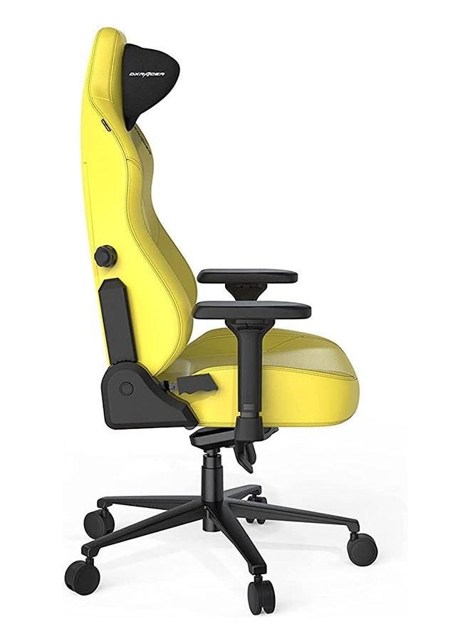 DXRacer - DXRacer Craft Pro Classic Gaming Chair, Extra Wide And Thick Seat Cushion, Adjustable Armrests, Anti-Pinch Hand Protective Cover, Memory Foam Headrest - Yellow - Image 1