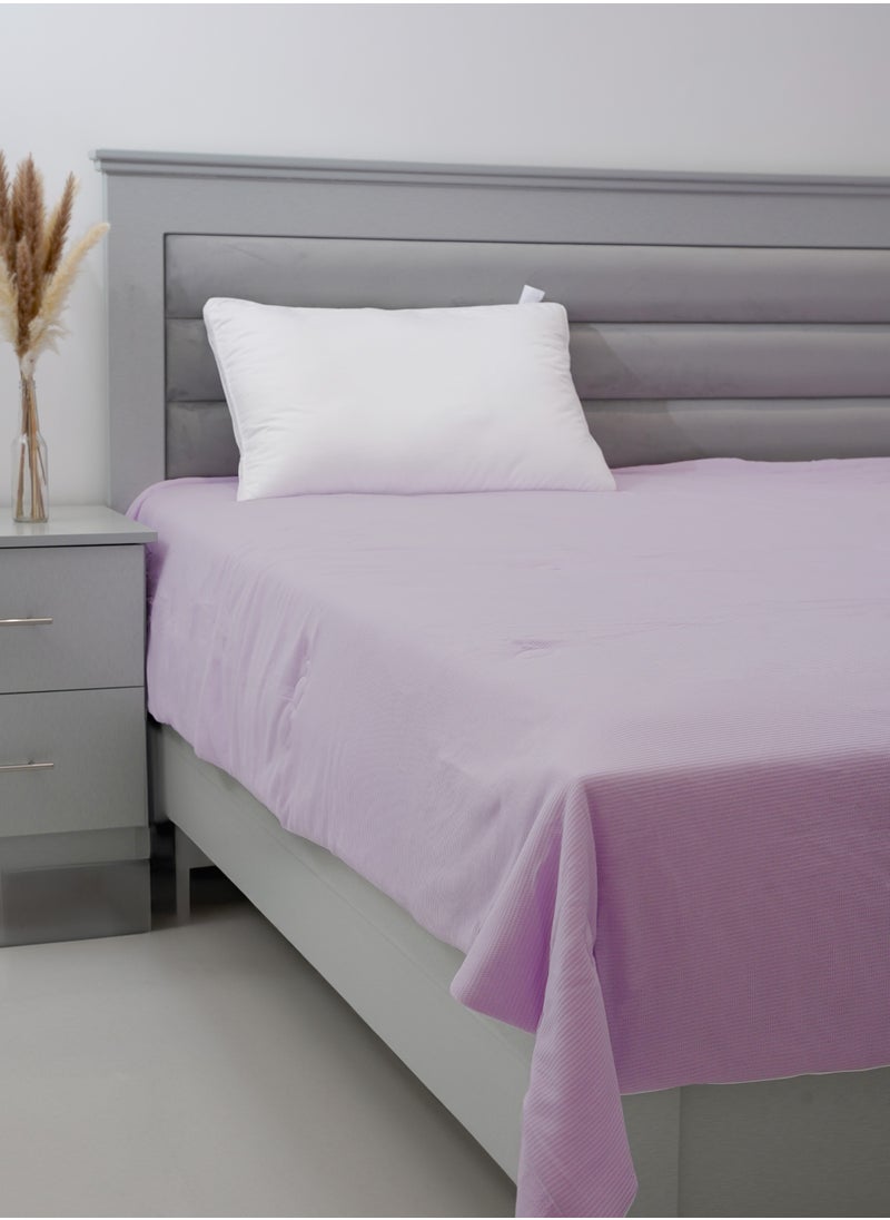 American Linen Premium King Size Summer Quilt 240X220 Pink  - Image 1