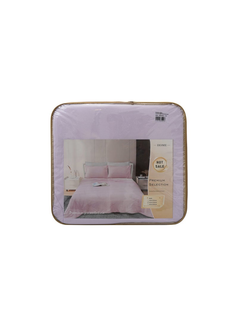 American Linen Premium King Size Summer Quilt 240X220 Pink  - Image 5
