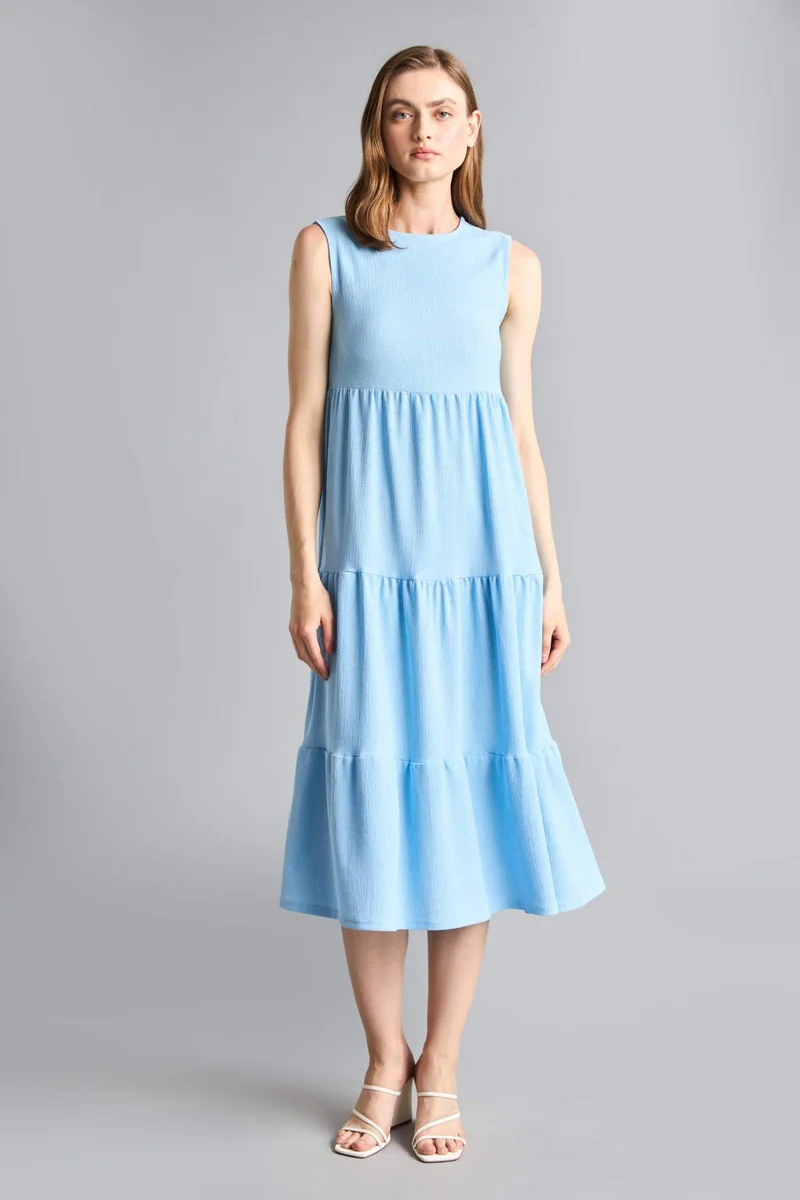 ديفاكتو Boat Collar Midi Dress