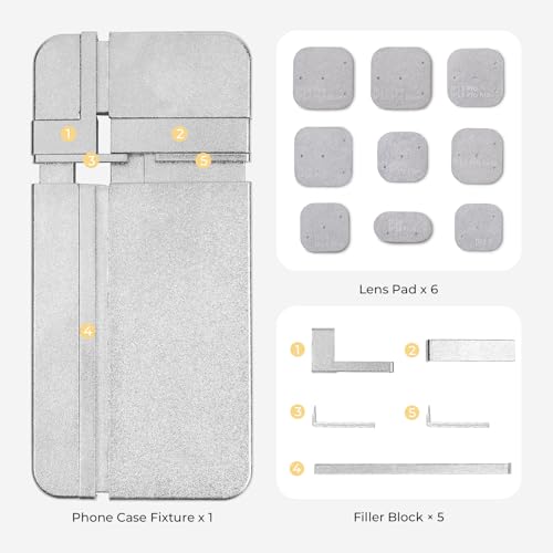 HTVRONT ﻿HTVRONT Adjustable Phone Case Fixture- Universal Aluminium Fixture Mold Compatible with Multiple iPhone Models- Durable for Heat Pressing, Preventing Deformation and Uneven Heating - Image 5