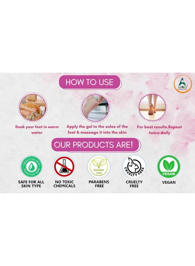 ALLOES PHARMACEUTICALS ALLOES Footos Cracked Heel for Rough Spots And Dry Feet | With 10% Urea and Lactic acid | Softening,Foot Repair cream Moisturises and soothes feet| 50 Gram  - Image 5