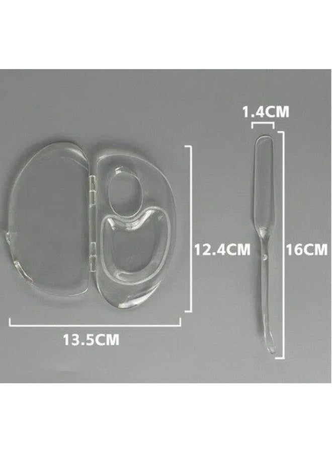 New product! Foldable Foundation Mixing Palette - Portable Professional Makeup Tool for Makeup Artists, Beauty Lovers, On-the-Go Use - Image 3