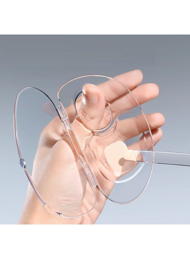 New product! Foldable Foundation Mixing Palette - Portable Professional Makeup Tool for Makeup Artists, Beauty Lovers, On-the-Go Use - Image 4