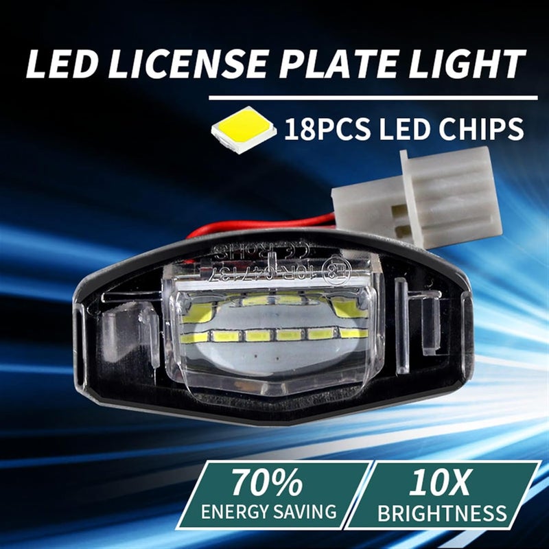 DEMULAX 2pcs Canbus Error Free License Plate Light - Image 2