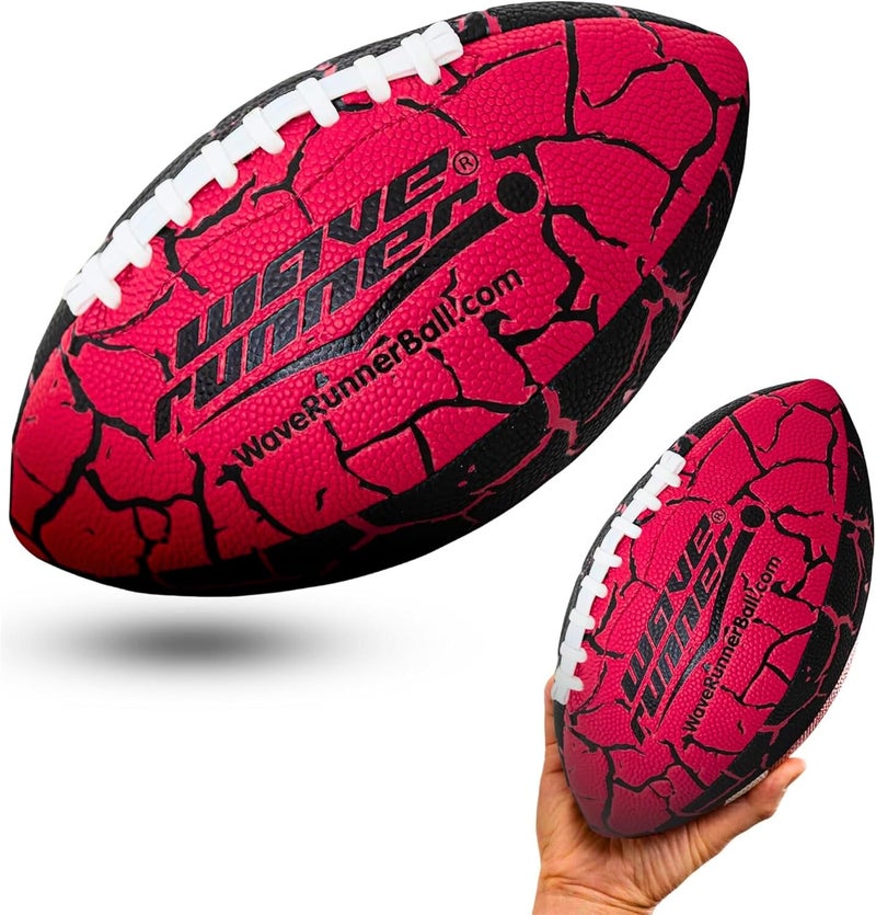 WaveRunner Grip It Waterproof Junior Size Football, 9.25 Size, Durable & Double Laced, Perfect for Beach Accessories, Kids Games, Pool Toys, Outdoor Games, All-Weather Indoor & Outdoor Play - Image 1