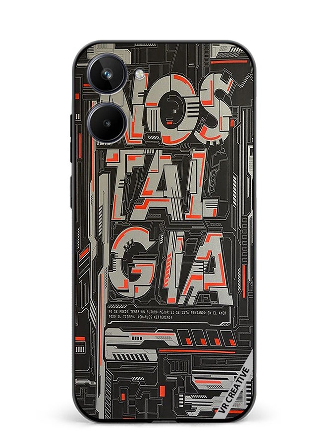 VR CREATIVE Protective Case Cover For Realme 10 Nostalgia Design Multicolour - Image 1