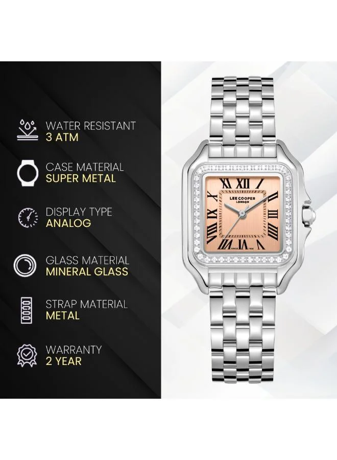 Lee Cooper  Women's Metal 3H Watch LC08398.300 - 29X37 mm for Women | Best Price UAE
