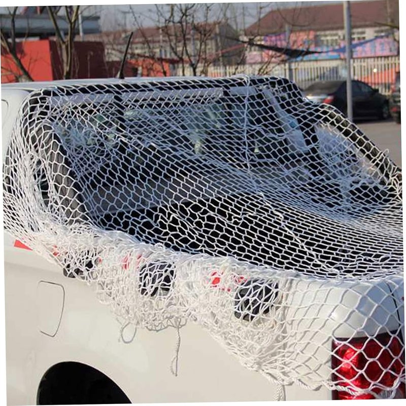 FAVOMOTO Cargo Net Trailer Cover Heavy Duty Mesh Luggage Secure Net for Trucks Trailers and and Protective Screening for Cargo Transport - Image 3