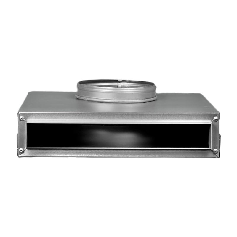 BUILDMART 12 Plenum Box for 12 Linear Slot Diffuser 1 Slot Single Slot Premium Insulated Galvanized Sheet Metal Plenum Box for Heating and Cooling Texas Buildmart