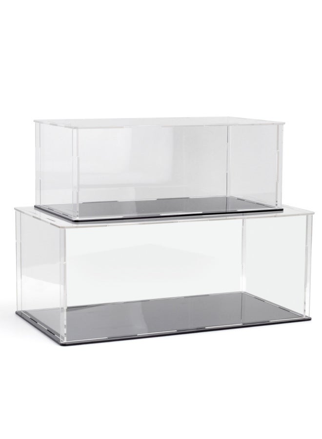 Realistic Alloy Car Model Acrylic Dustproof Cover Children's Boys Toy Car Display Storage Box Vehicle Model Simulation-Color:Transparent 1:18 Assembled Dustproof Box - Image 4