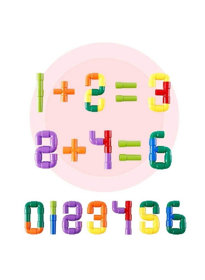 Ozzo Colorful Creative Pipe Puzzle Building Blocks for Kids/Pipe Puzzle Building (Multi Colored) - Image 3