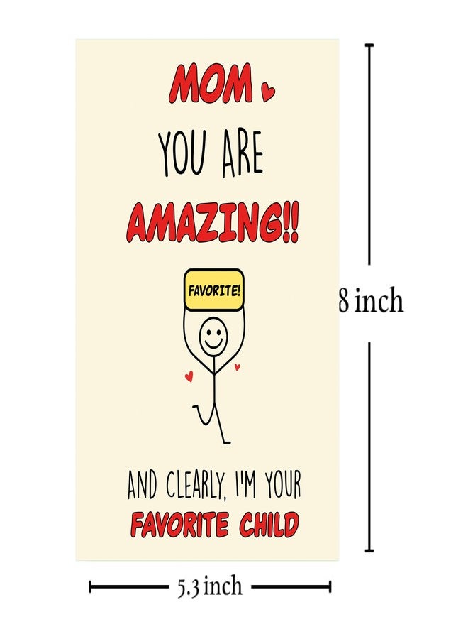 Cheerin Funny Mothers Day Card for Mom - Hilarious Birthday Card for Mom – Happy Mother's Day Card for Mum – Heartfelt Gift for Mother, Stepmom, or Grandma from Daughter or Son - Image 3