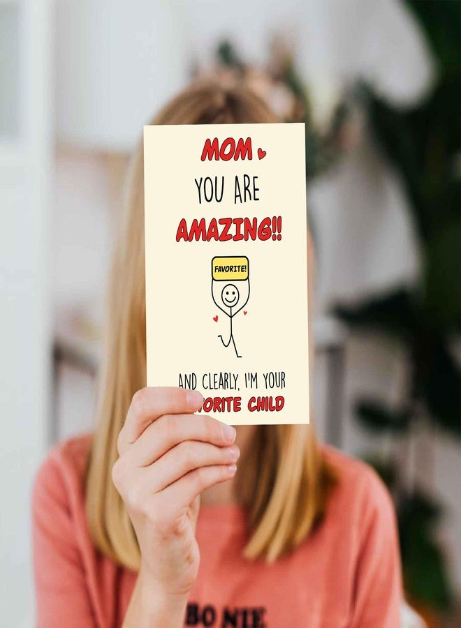 Cheerin Funny Mothers Day Card for Mom - Hilarious Birthday Card for Mom – Happy Mother's Day Card for Mum – Heartfelt Gift for Mother, Stepmom, or Grandma from Daughter or Son - Image 4