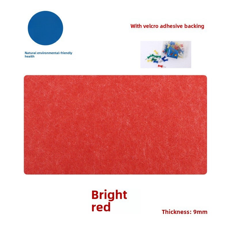 Colorful Felt Board Wall Stickers for Kindergarten Big Red 