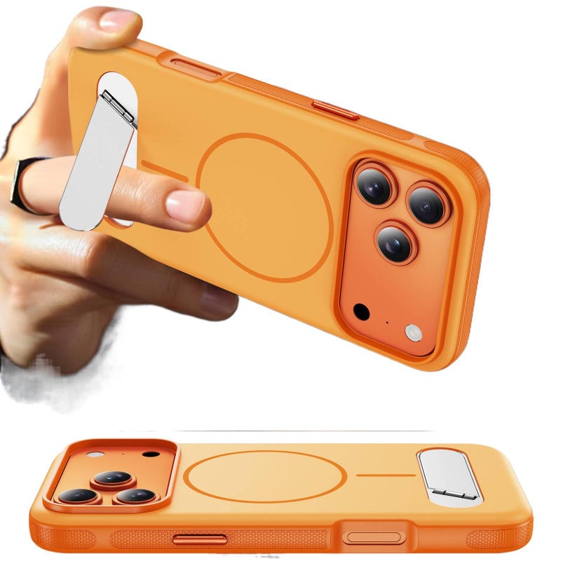 PC MagSafe Case for iPhone XS Max with Drop Protection and Kickstand plus Shockproof plus Strong Magnetic plus Skin Feel in Green - ModaStar - Image 5