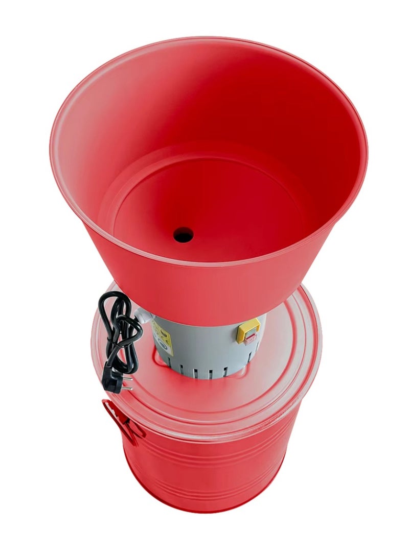 ARTC Multifunction Electric Mill Grinder & Feed Crusher – 25kg Capacity Grain Mill for Cereals, Rice, Corn, Rye, Oats, Barley & Animal Feed | Adjustable Grinding Grades, Collection Bucket & Multiple Colours (Red) - Image 3