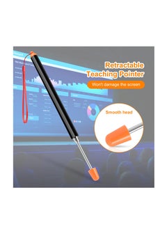 SYOSI Teachers Pointer, Retractable Pointer Stick, Handheld Pointer Stick, Teacher Pointer Stick, Telescoping Teachers Pointer, for Presentations Teaching, Lectures and Seminars Office  - Image 4