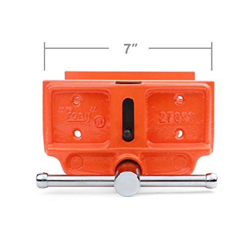 Pony Jorgensen 27091 Medium Duty Woodworker's Vise, Orange, Grey, 9-Inch By 7-Inch - Image 2