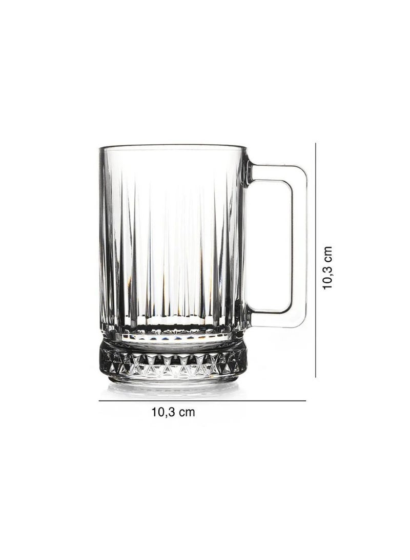 Pasabahce Elysia Coffee and Tea Mug Set of 2 Pcs – 310 ml- Turkey Made Clear - Image 4