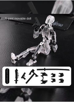 Haidue 11Pcs 3D Printed Doll Toy Dummy Doll, Movable Joints Can Be DIY Assemble  - Image 4